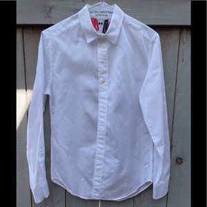 JCrew CrewCuts Ludlow White Boys Dress Shirt